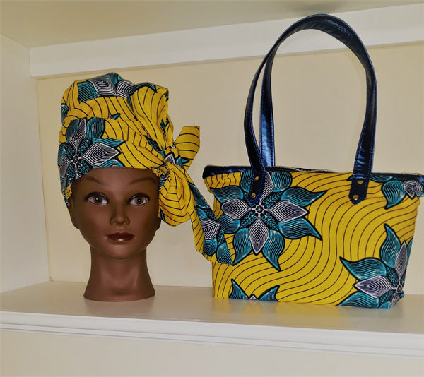 Headwrap & Handbag Set