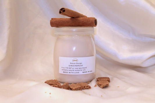 Scented Soy Candles (6 oz)