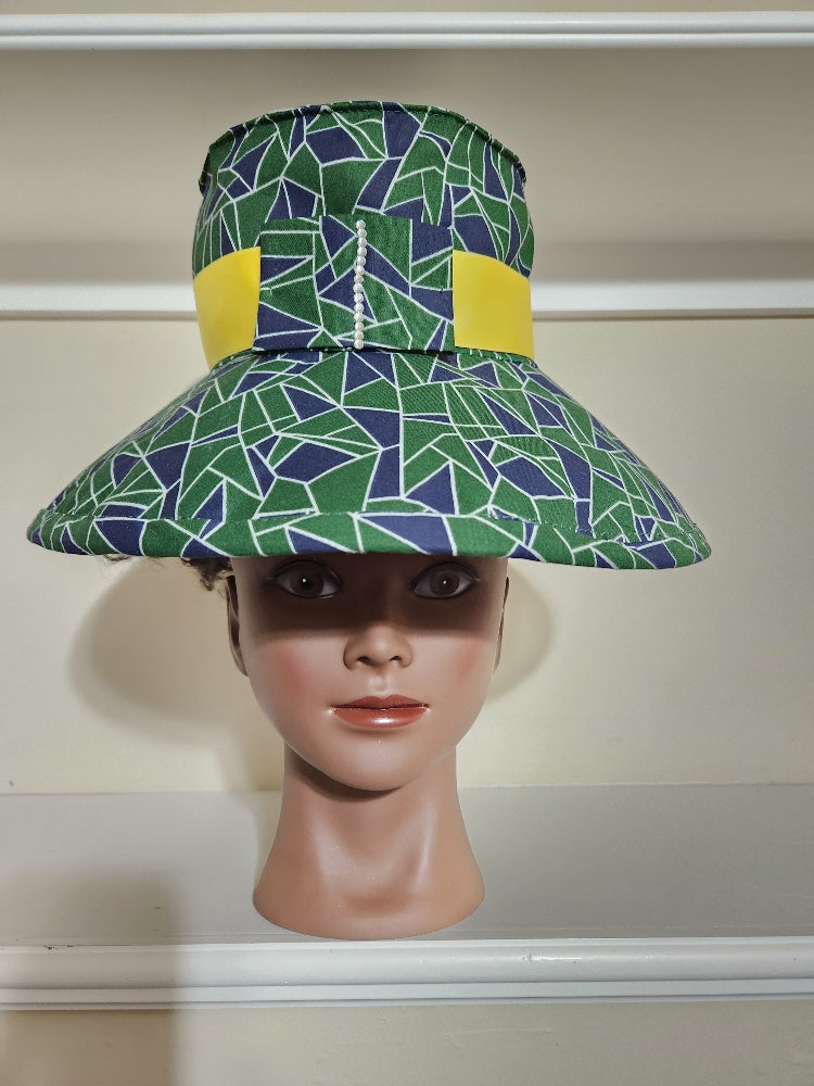 Blue & Green Hat